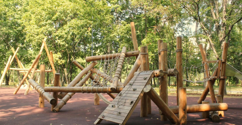 Commercial Wooden Play Equipment